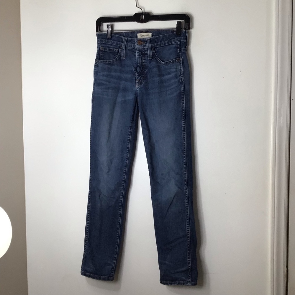 MADEWELL jeans women 25 slim straight blue